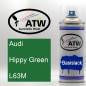 Preview: Audi, Hippy Green, L63M: 400ml Sprühdose, von ATW Autoteile West.